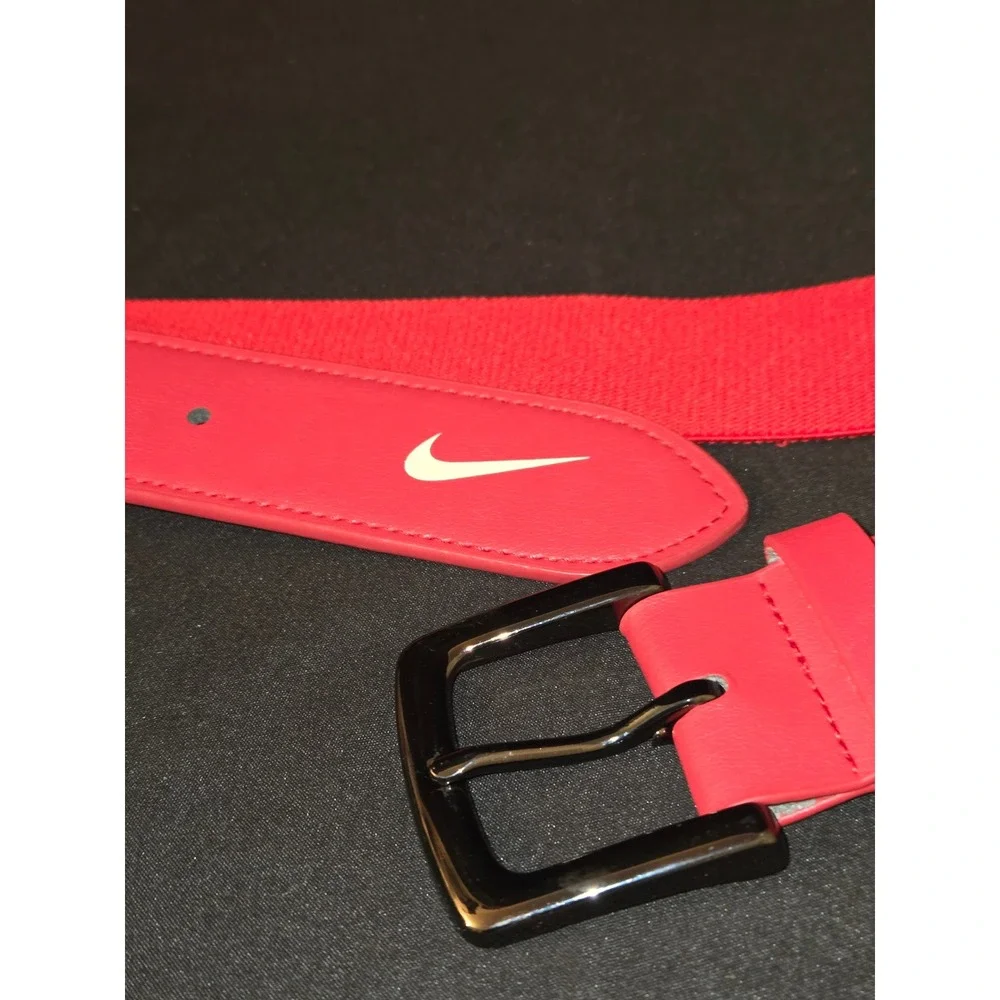 Nike Kids Red Baseball Belt Adjustable Comfort One Size‎ Sportswear